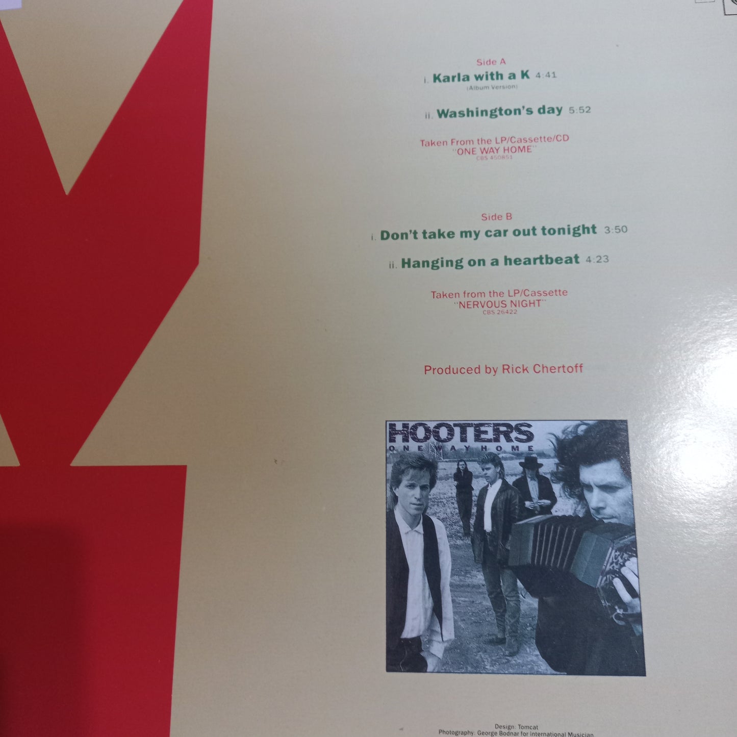 HOOTERS KARLA WITH A K MAXI 12" SECOND HAND VG+ O NM