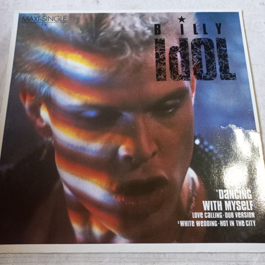 BILLY IDOL DANCING WITH MYSELF / HOT IN THE CITY / WHITE WEDDING MAXI 12" SECOND HAND VG+ O NM