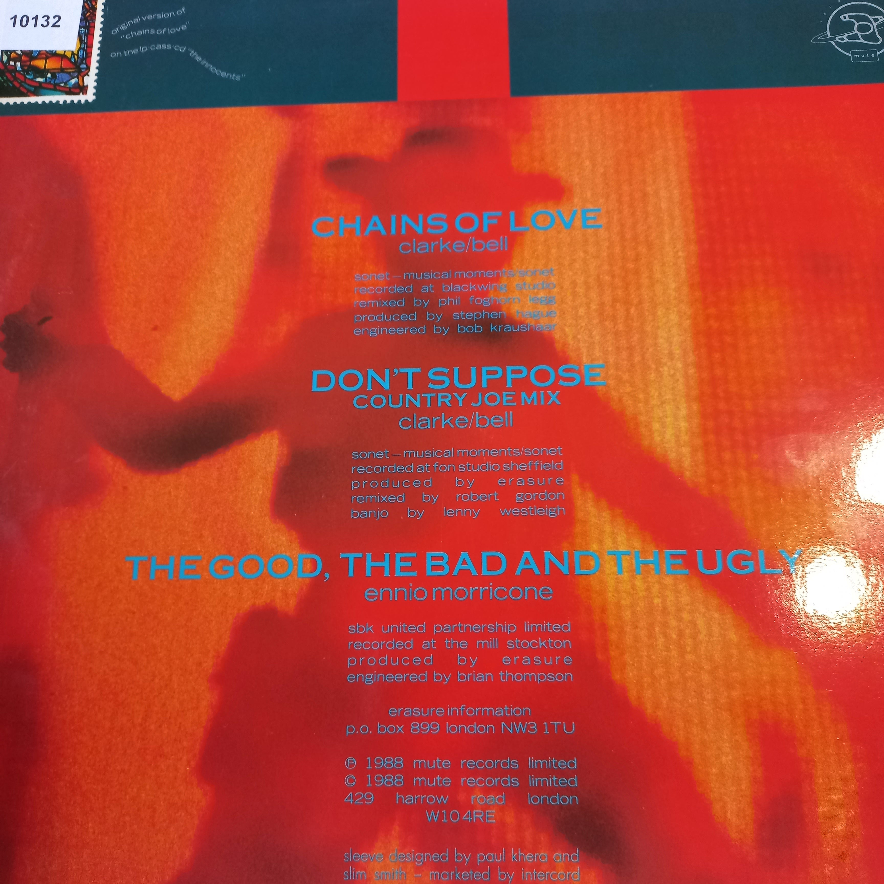 ERASURE CHAINS OF LOVE BAD GOOD UGLY MAXI 12" SECOND HAND VG+ O NM