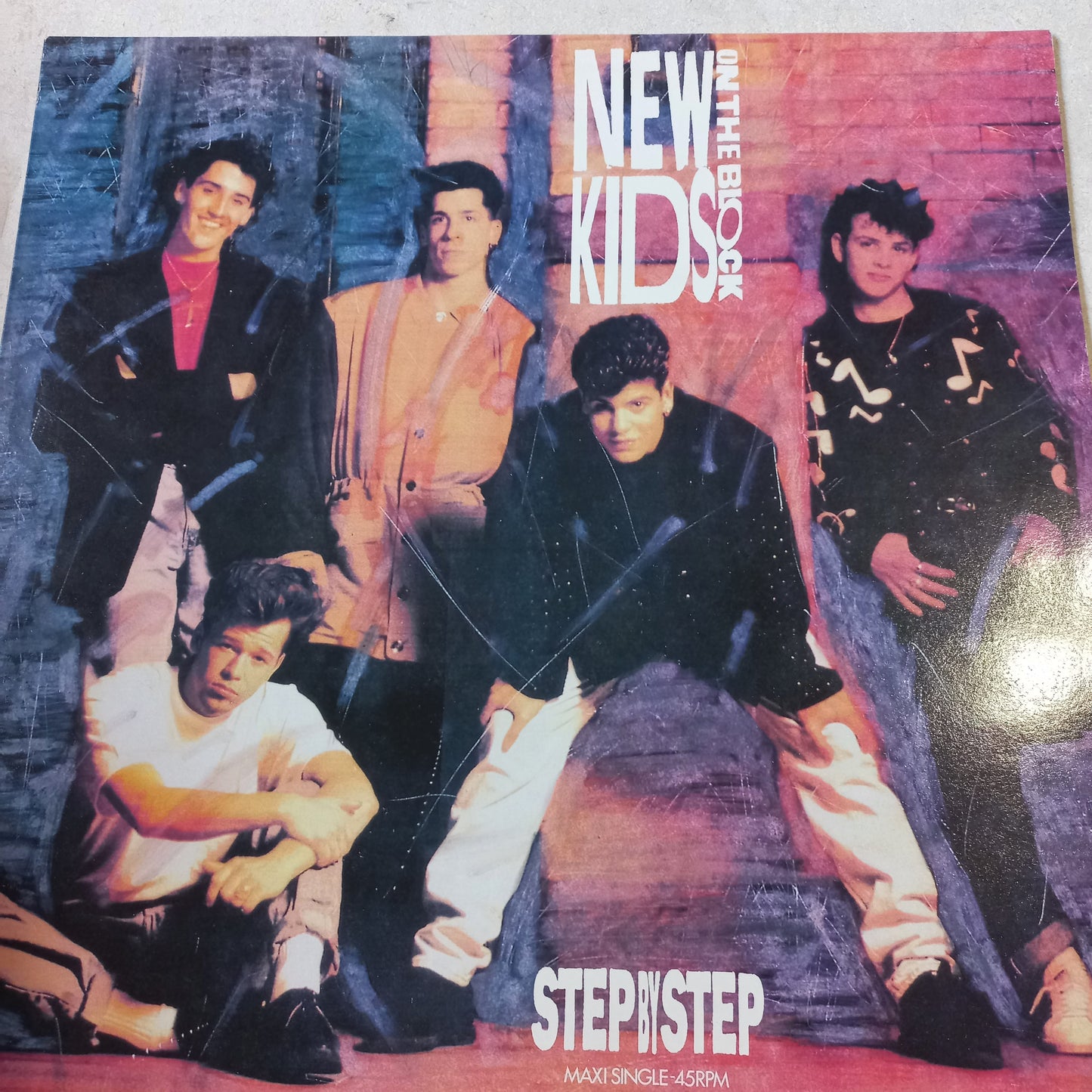 NEW KIDS ON THE BLOCK STEP BY STEP MAXI 12" SECOND HAND VG+ O NM