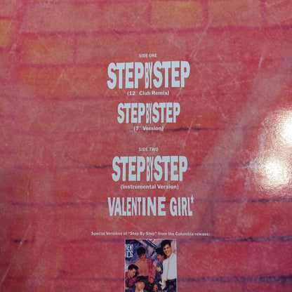 NEW KIDS ON THE BLOCK STEP BY STEP MAXI 12" SECOND HAND VG+ O NM