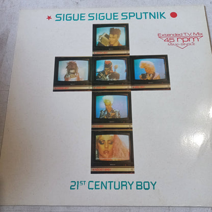 SIGUE SIGUE SPUTNIK 21ST CENTURY BOY MAXI 12" SECOND HAND VG+ O NM