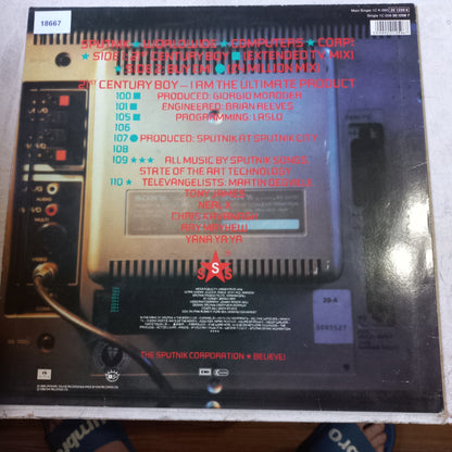 SIGUE SIGUE SPUTNIK 21ST CENTURY BOY MAXI 12" SECOND HAND VG+ O NM