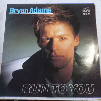 BRYAN ADAMS RUN TO YOU MAXI 12" SECOND HAND VG+ O NM