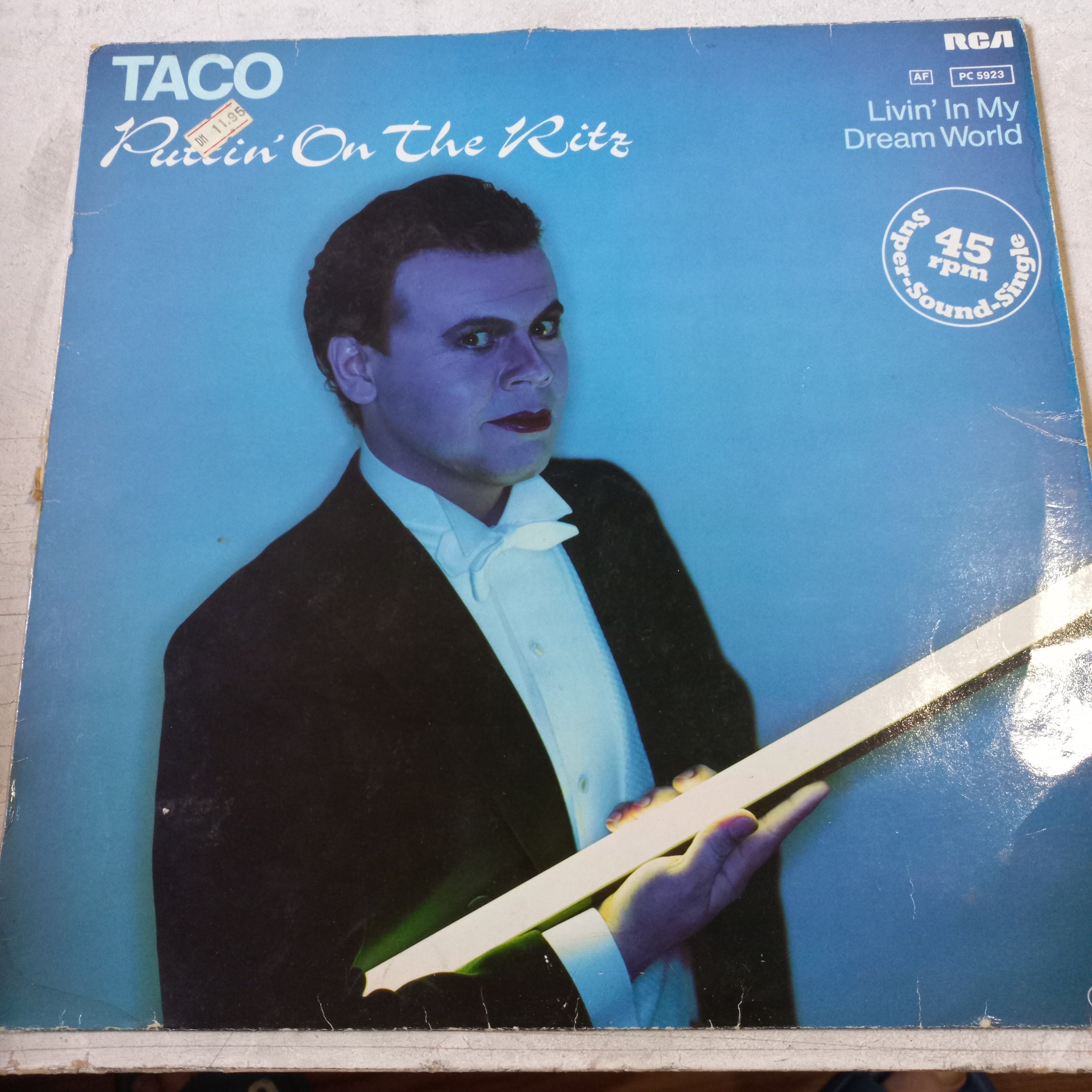 TACO PUTTIN ON THE RITZ MAXI 12" SECOND HAND VG+ O NM