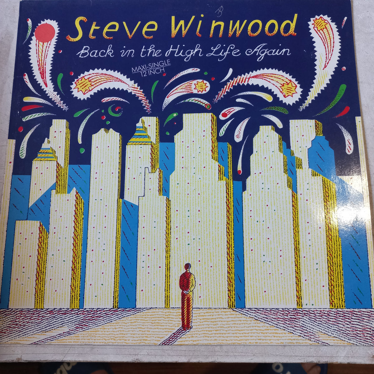 STEVE WINWOOD BACK IN THE HIGH LIFE MAXI 12" SECOND HAND VG+ O NM