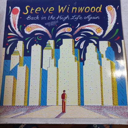 STEVE WINWOOD BACK IN THE HIGH LIFE MAXI 12" SECOND HAND VG+ O NM