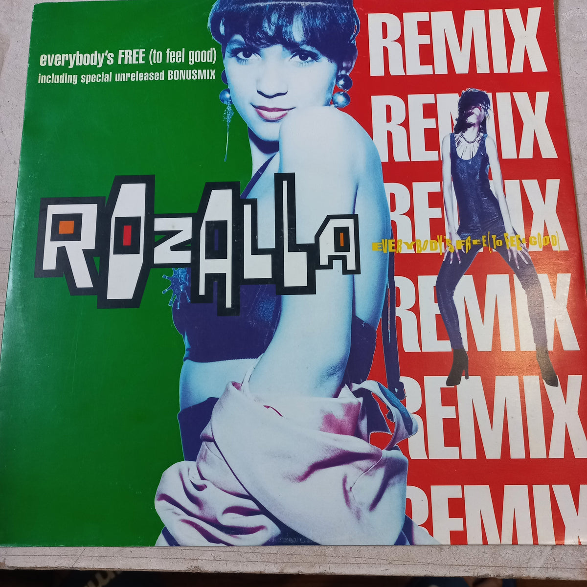 ROZALLA EVERYBODYS FREE MAXI 12" SECOND HAND VG+ O NM