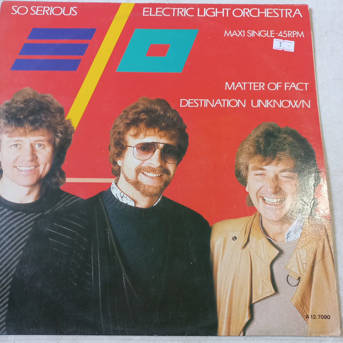ELECTRIC LIGHT ORCHESTRA SO SERIOUS MAXI 12" SECOND HAND VG+ O NM