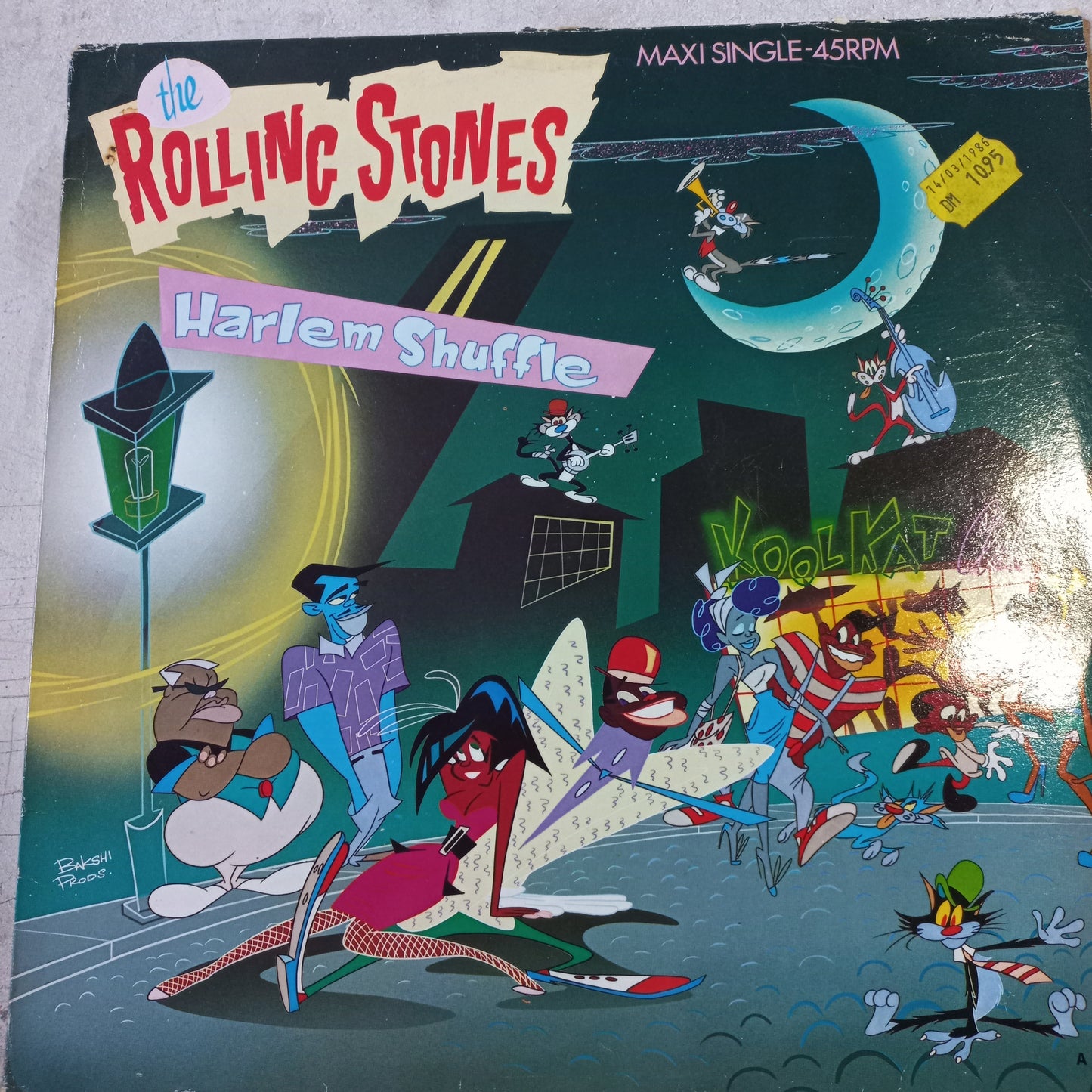 THE ROLLING STONES HARLEM SHUFFLE MAXI 12" SECOND HAND VG+ O NM