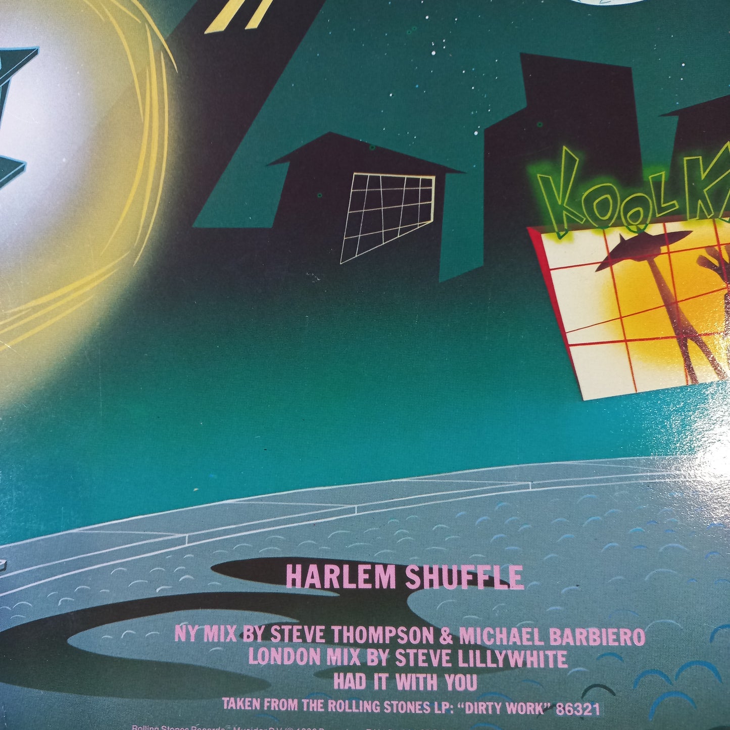 THE ROLLING STONES HARLEM SHUFFLE MAXI 12" SECOND HAND VG+ O NM