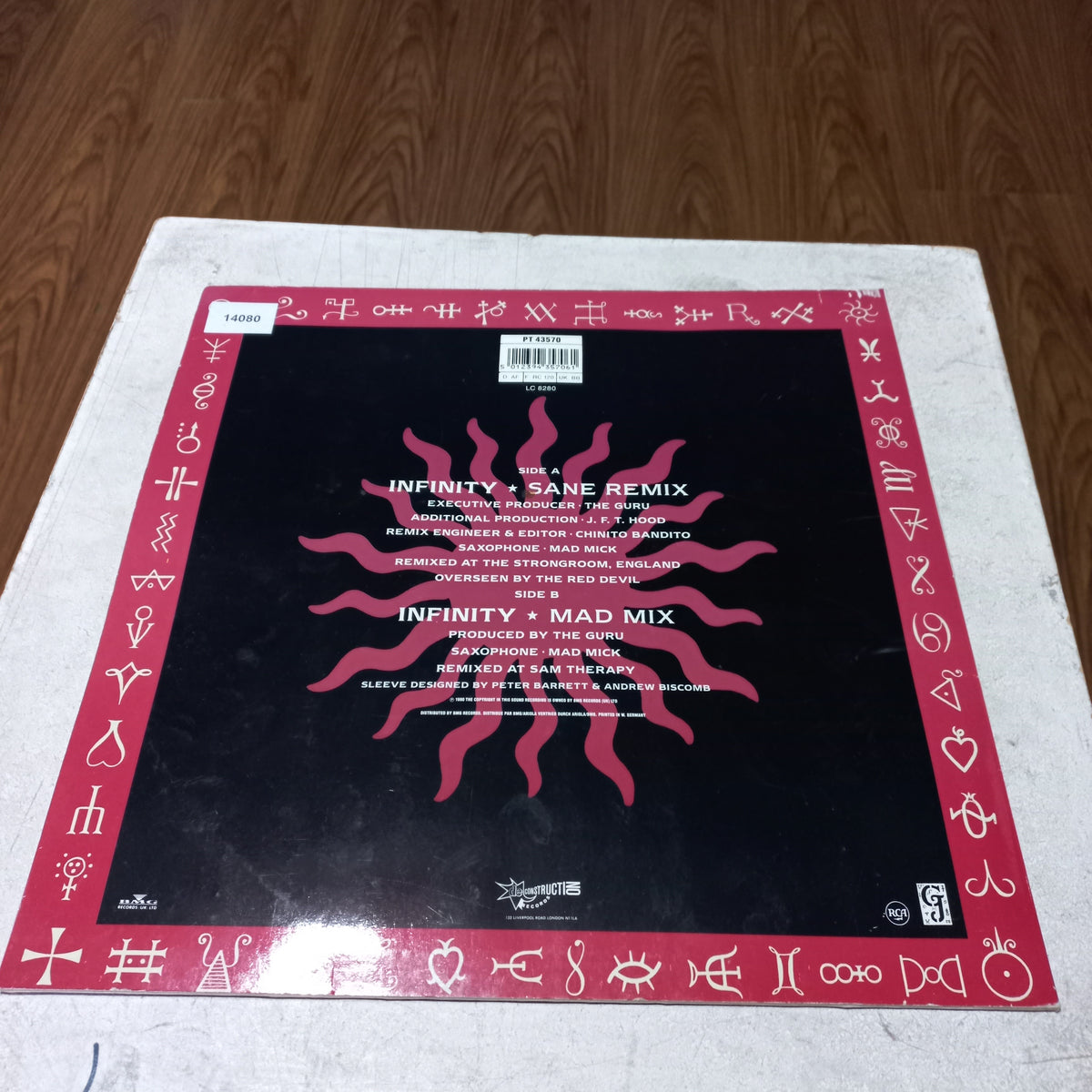 GURU JOSH INFINITY MAXI 12" SECOND HAND VG+ O NM