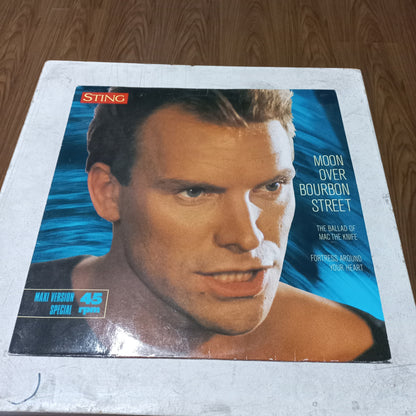 STING MOON OVER BOURBON STREET MAXI 12" SECOND HAND VG+ O NM
