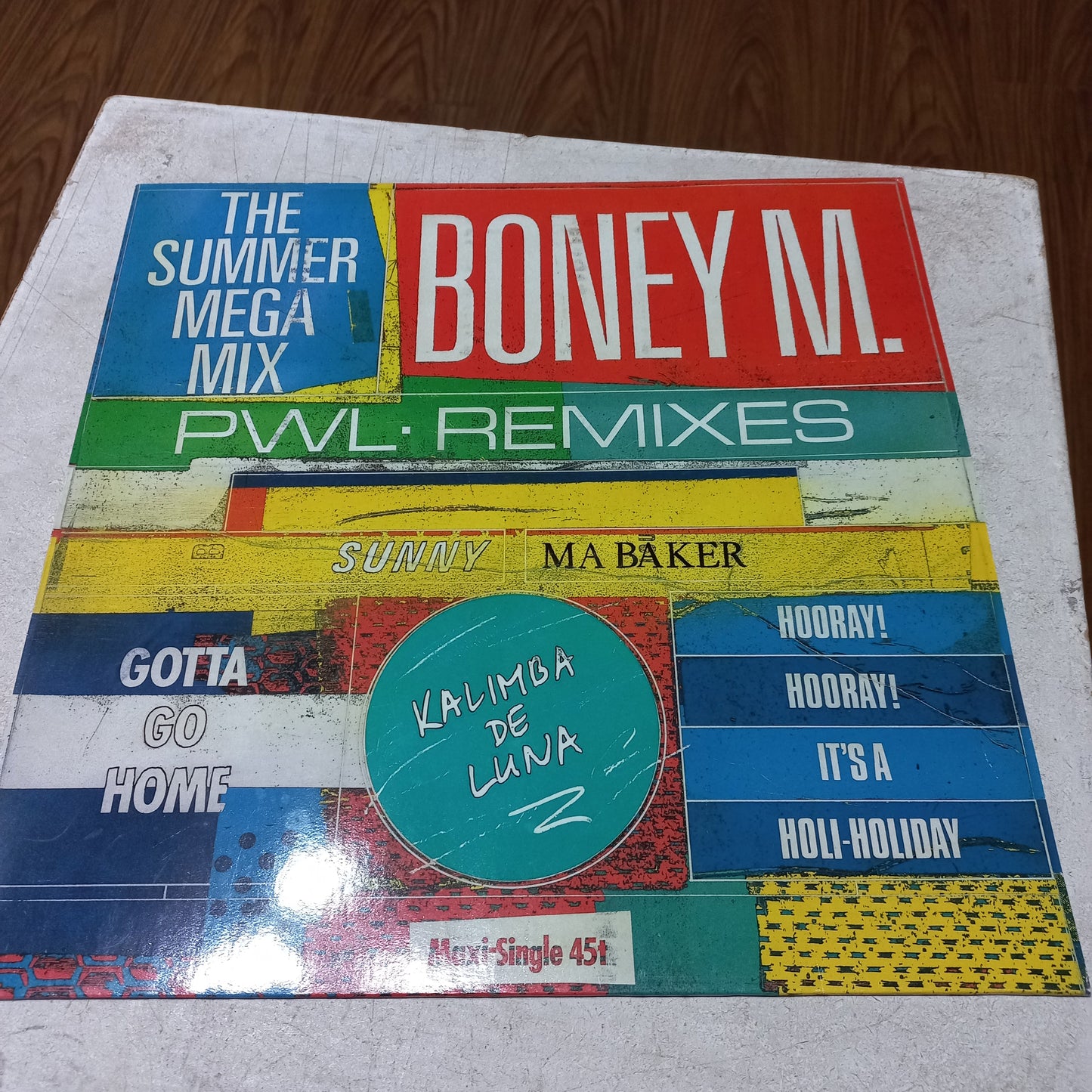 BONEY M THE SUMMER MEGAMIX MAXI 12" SECOND HAND VG+ O NM