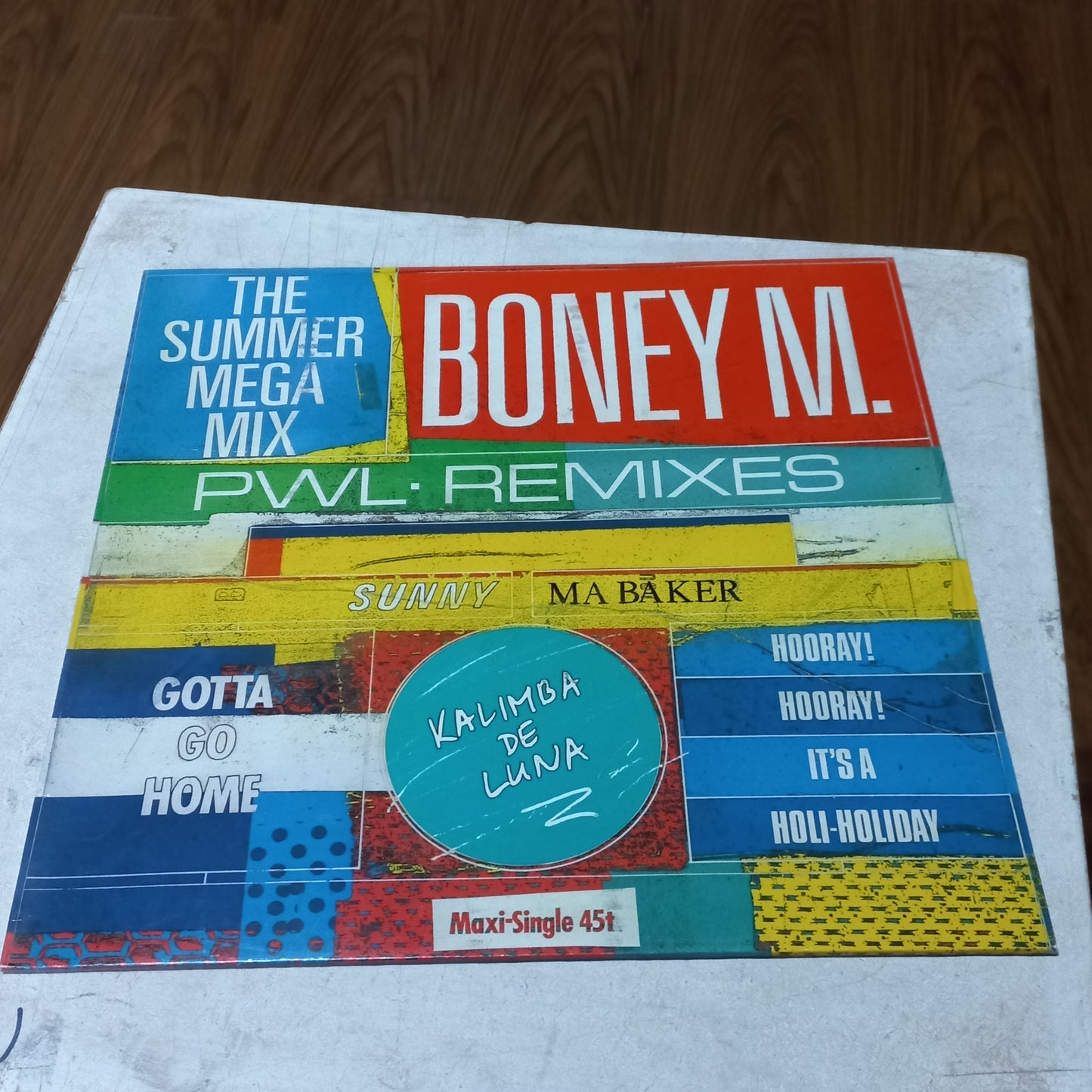 BONEY M THE SUMMER MEGAMIX MAXI 12" SECOND HAND VG+ O NM
