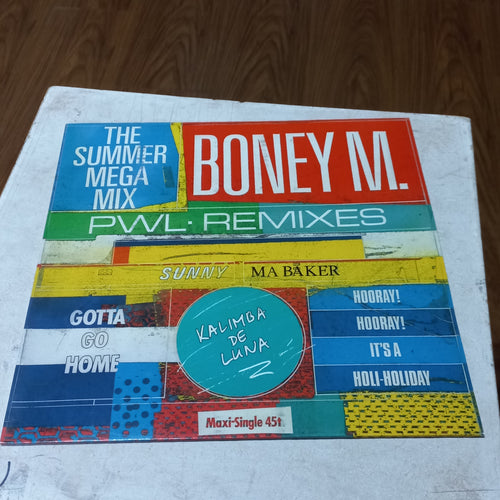 BONEY M THE SUMMER MEGAMIX MAXI 12" SECOND HAND VG+ O NM
