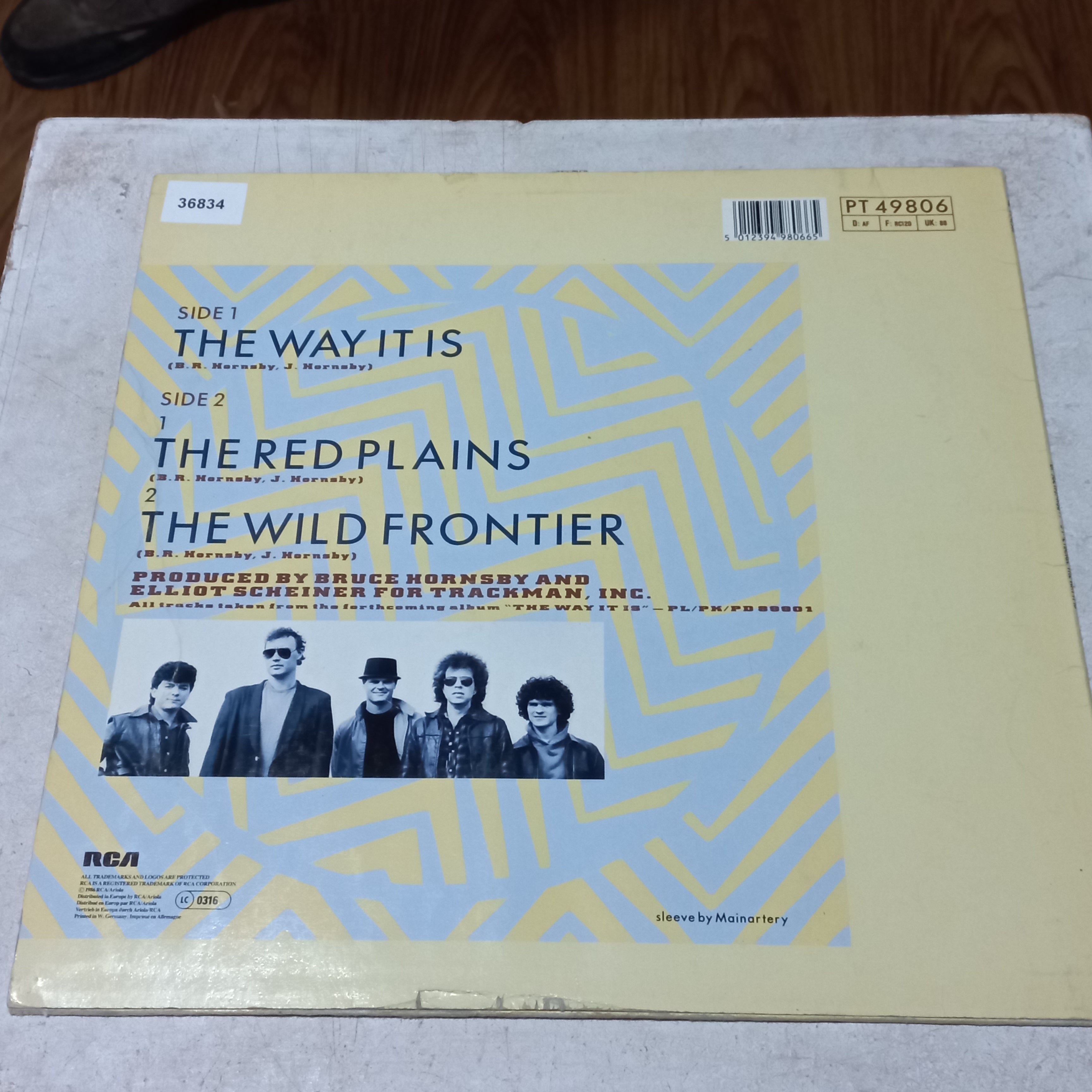 BRUCE HORNSBY AND THE RANGE THE WAY IT IS MAXI 12" SECOND HAND VG+ O NM