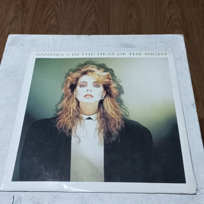 SANDRA IN THE HEAT OF THE NIGHT MAXI 12" SECOND HAND VG+ O NM