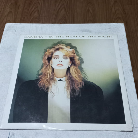 SANDRA IN THE HEAT OF THE NIGHT MAXI 12" SECOND HAND VG+ O NM