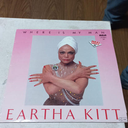 EARTHA KITT WHERE IS MY MAN MAXI 12" SECOND HAND VG+ O NM