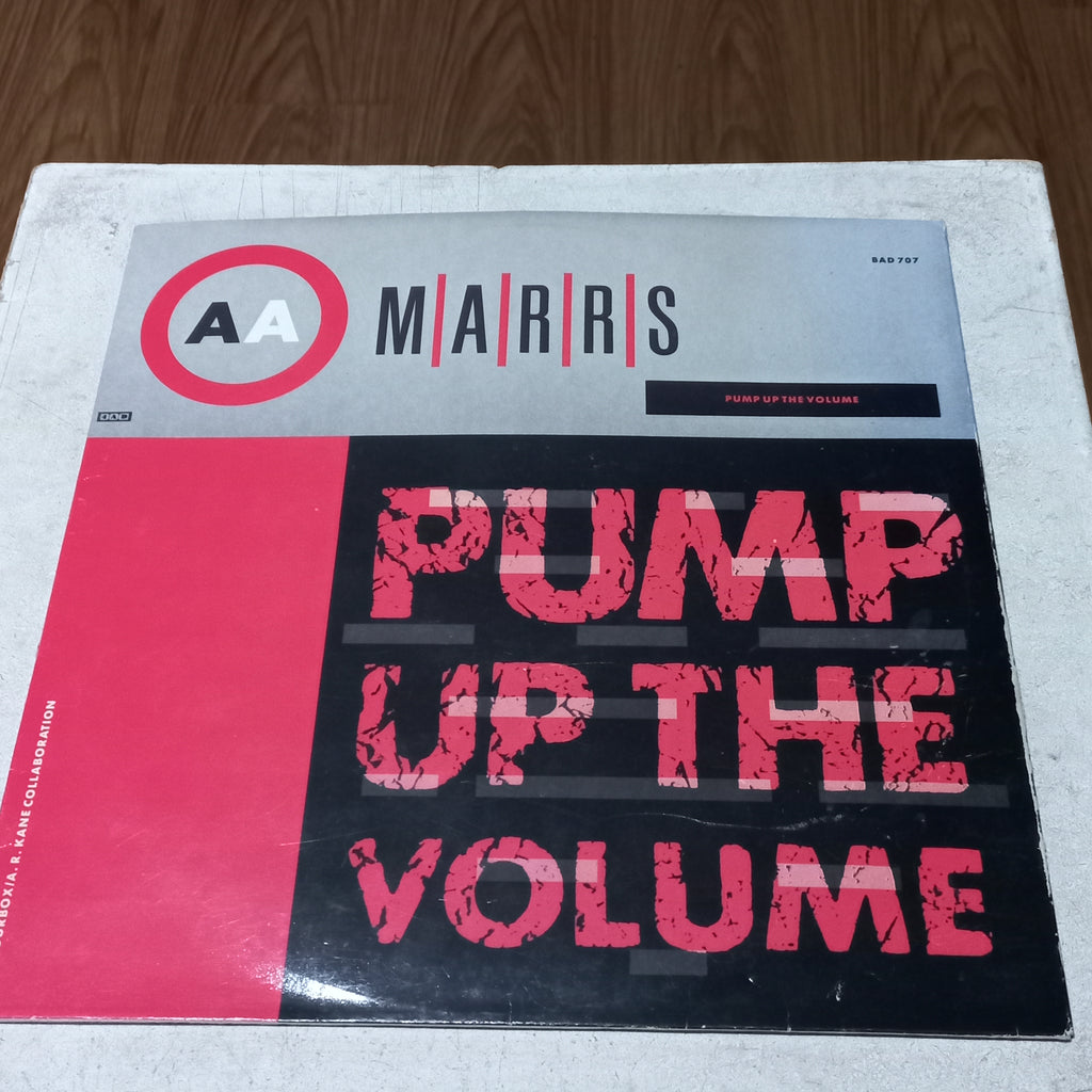 MARRS PUMP UP THE VOLUME MAXI 12" SECOND HAND VG+ O NM