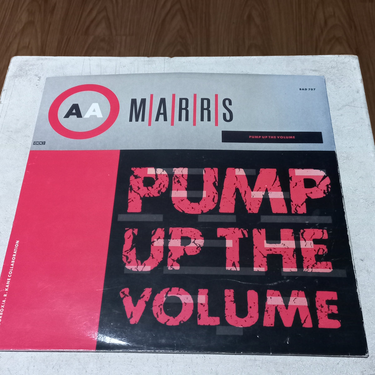 MARRS PUMP UP THE VOLUME MAXI 12" SECOND HAND VG+ O NM