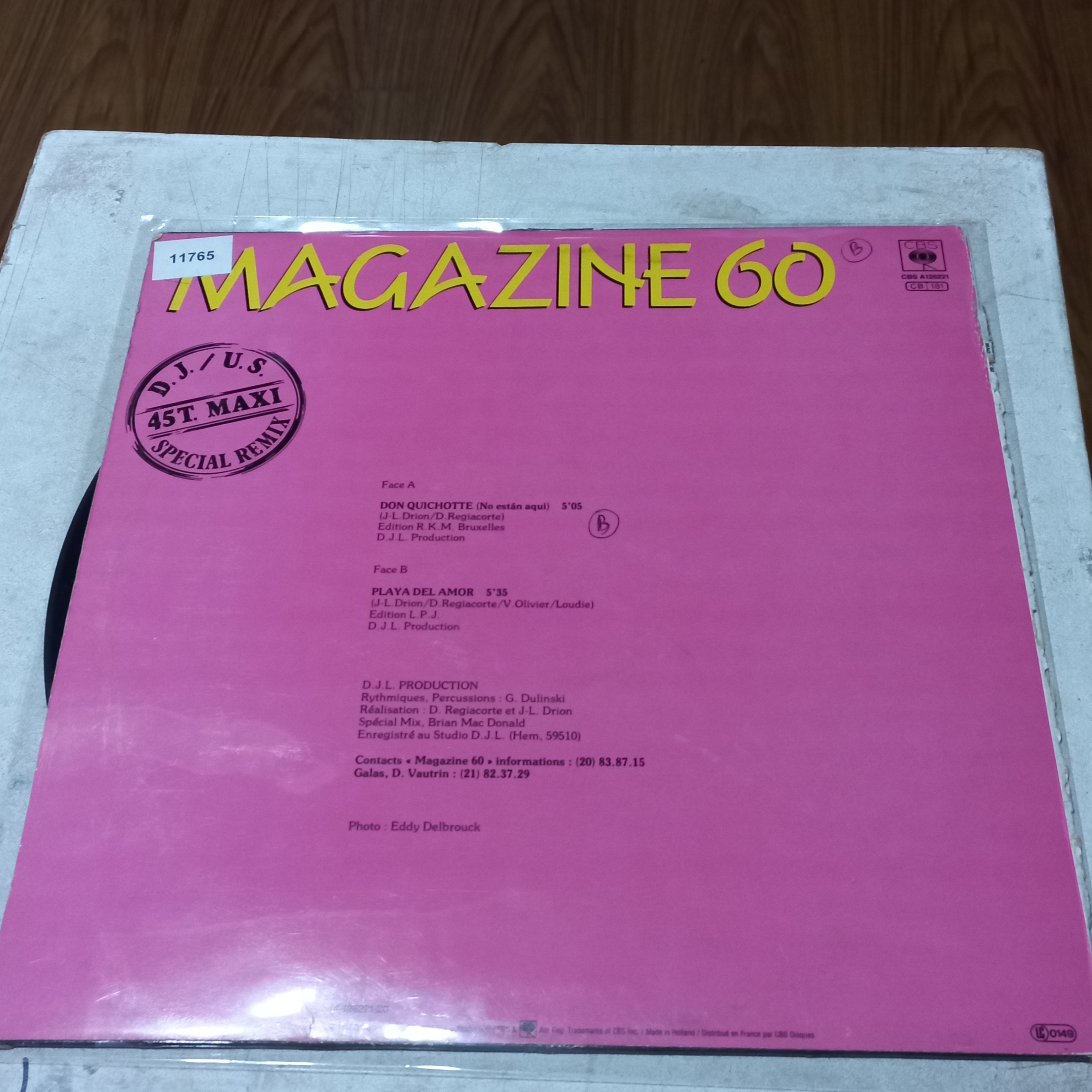 MAGAZINE 60 DON QUICHOTTE MAXI 12" SECOND HAND VG+ O NM