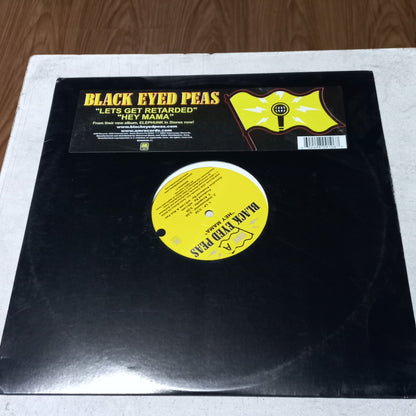 BLACK EYED PEAS LETS GET RETARDED MAXI 12" SECOND HAND VG+ O NM