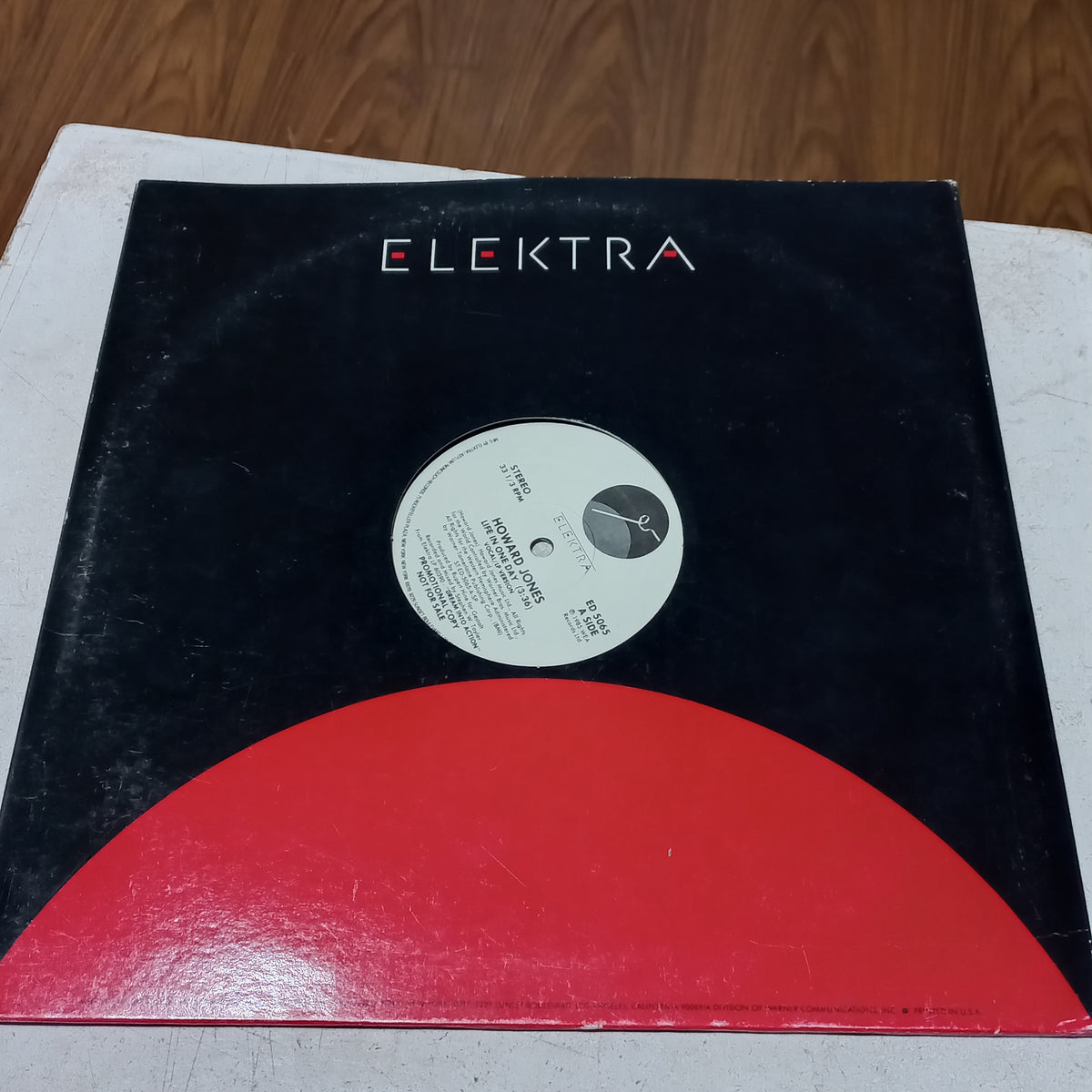 HOWARD JONES LIFE IN ONE DAY MAXI 12" SECOND HAND VG+ O NM