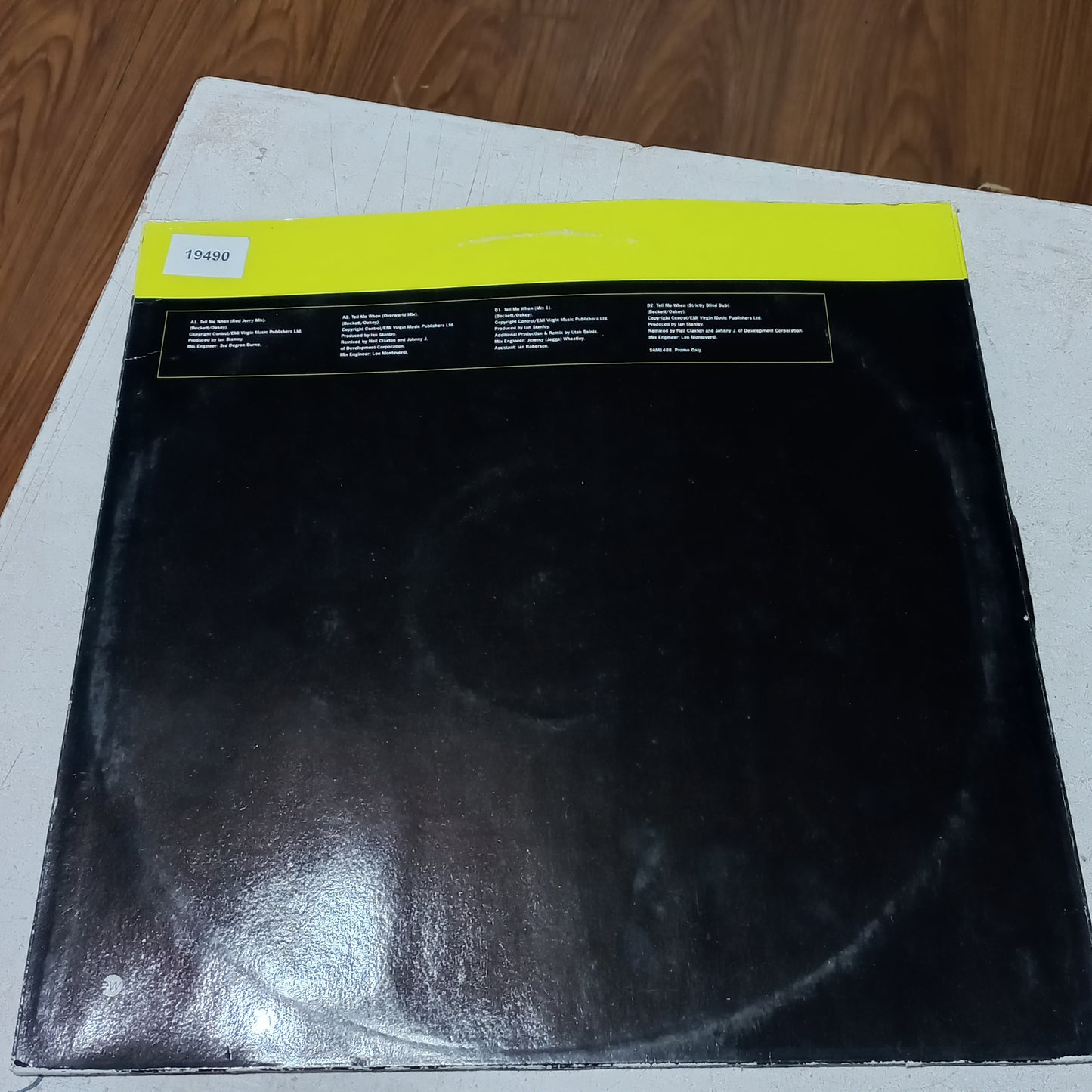 THE HUMAN LEAGUE TELL ME WHEN MAXI 12" SECOND HAND VG+ O NM