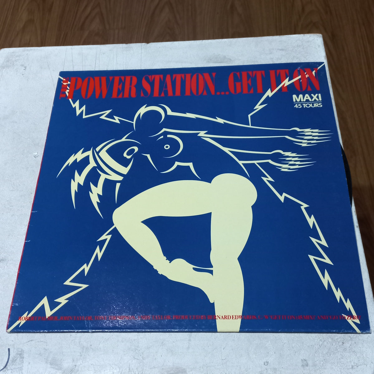 THE POWER STATION GET IT ON MAXI 12" SECOND HAND VG+ O NM