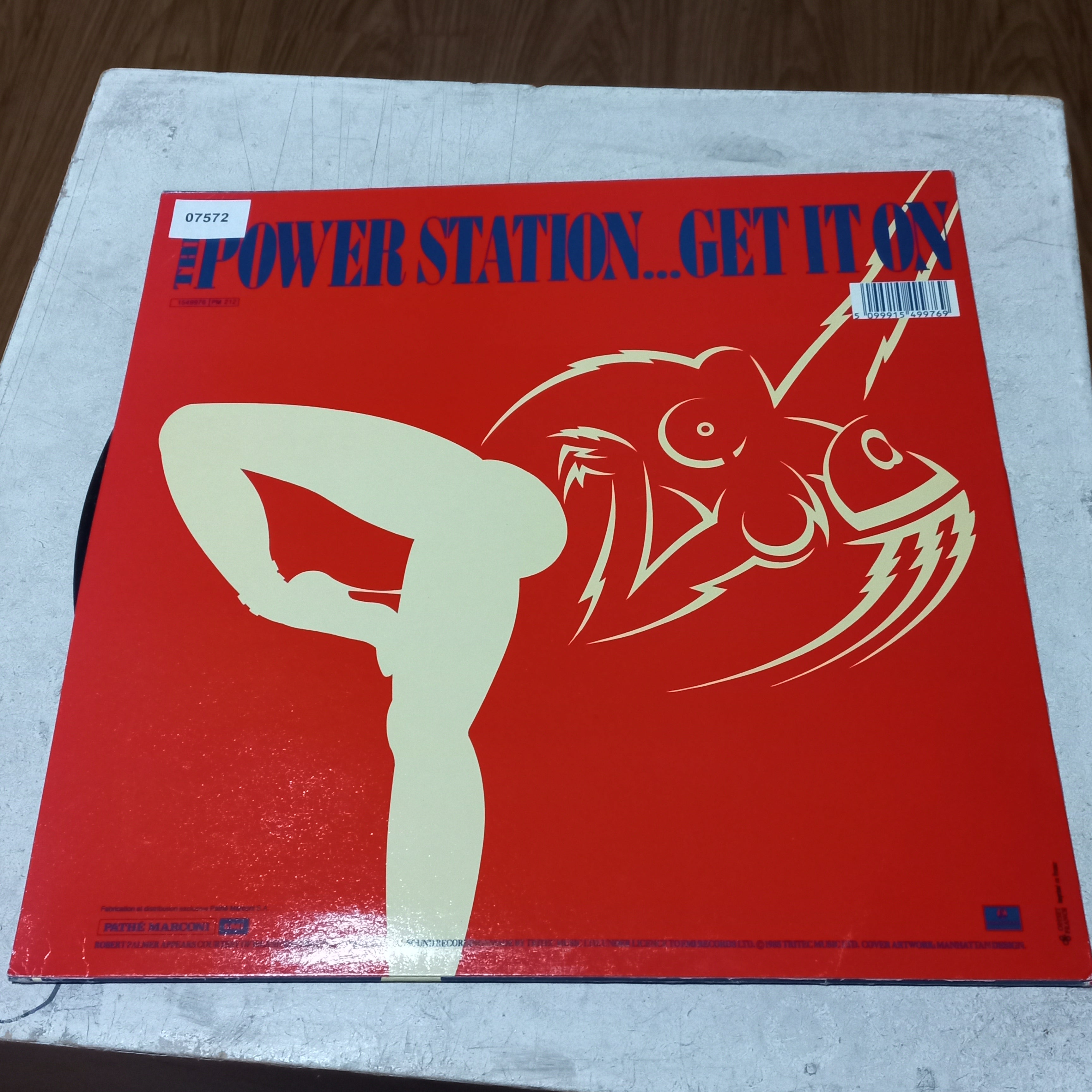 THE POWER STATION GET IT ON MAXI 12" SECOND HAND VG+ O NM