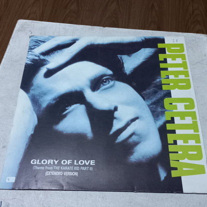 PETER CETERA THE GLORY OF LOVE MAXI 12" SECOND HAND VG+ O NM
