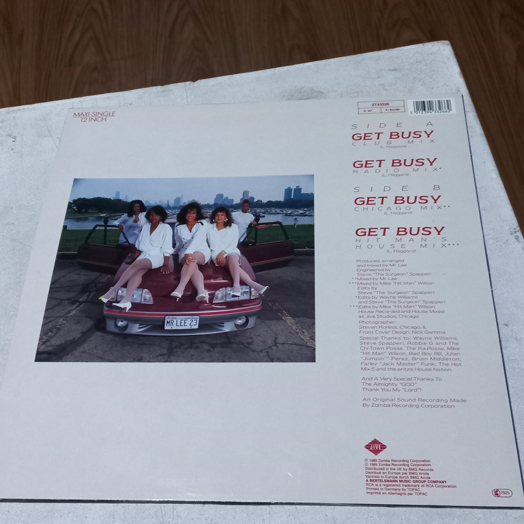 MR. LEE GET BUSY MAXI 12" SECOND HAND VG+ O NM