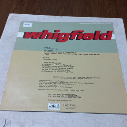 WHIGFIELD THINK OF YOU MAXI 12" SECOND HAND VG+ O NM