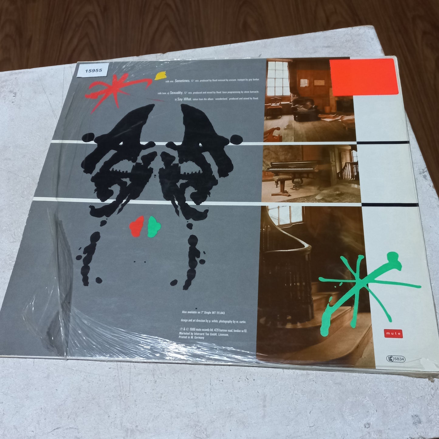 Erasure Sometimes MAXI 12" SECOND HAND VG+ O NM