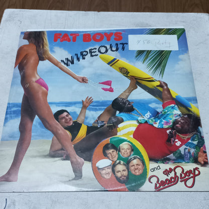 THE FAT BOYS WIPEOUT MAXI 12" SECOND HAND VG+ O NM