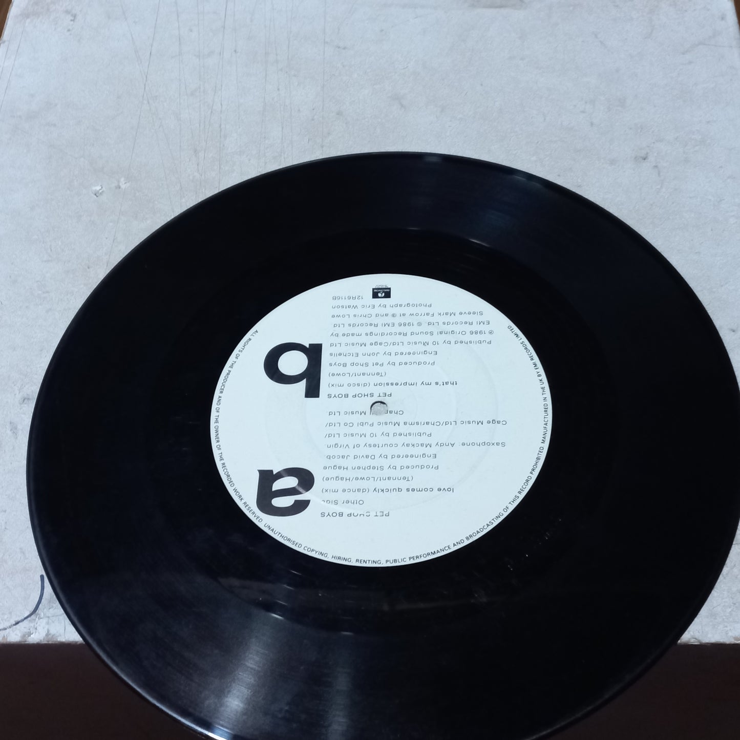 PET SHOP BOYS LOVE COMES QUICKLY MAXI 12" SECOND HAND VG+ O NM