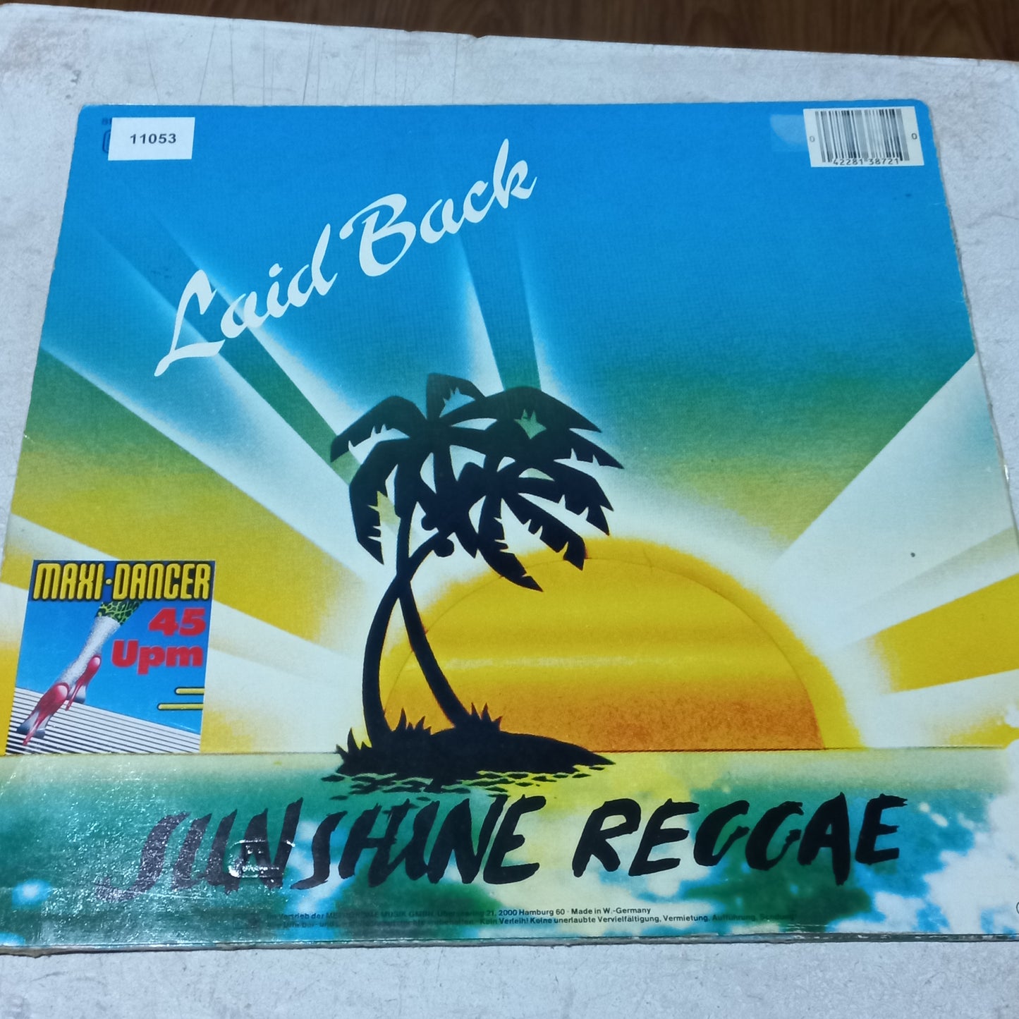 LAID BACK SUNSHINE REGGAE MAXI 12" SECOND HAND VG+ O NM
