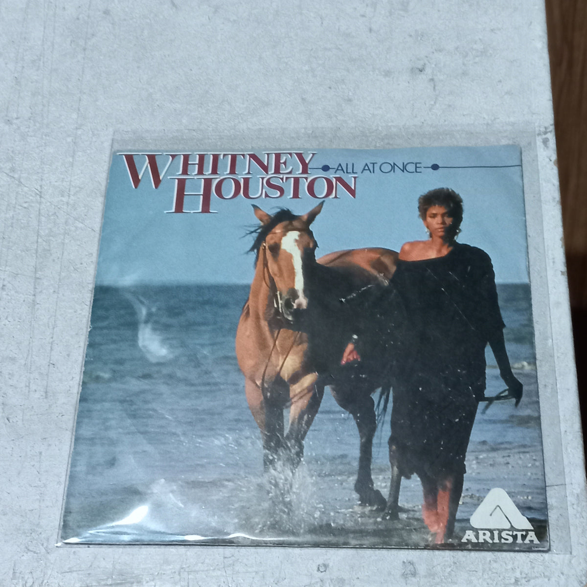 WHITNEY HOUSTON ALL AT ONCE Simple VG+