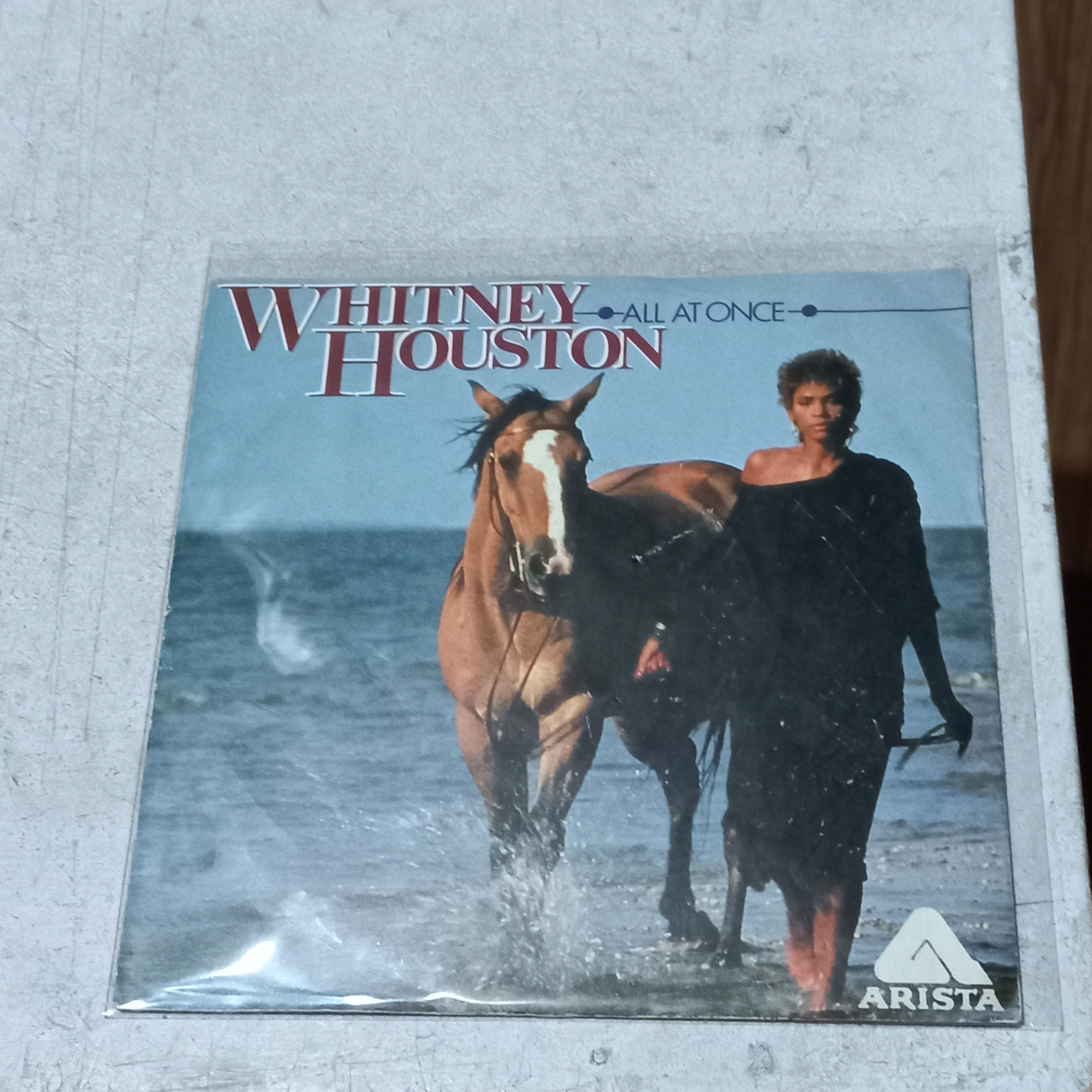 WHITNEY HOUSTON ALL AT ONCE Simple VG+