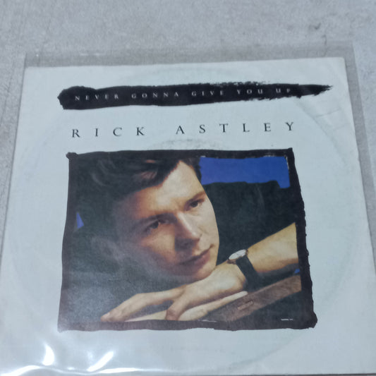 RICK ASTLEY NEVER GONNA GIVE YOU UP Simple VG+