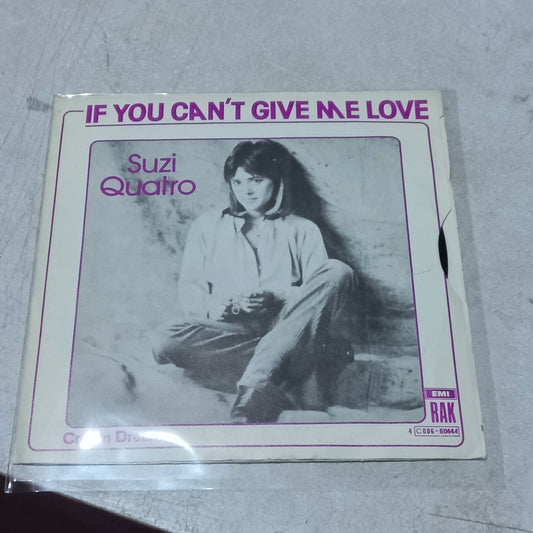 SUZI QUATRO IF YOU CANT GIVE ME LOVE Simple VG+