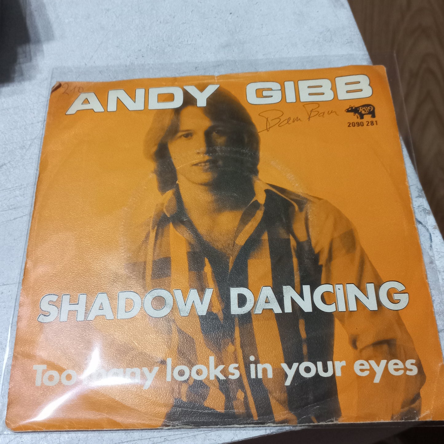 ANDY GIBB SHADOW DANCING Simple VG+