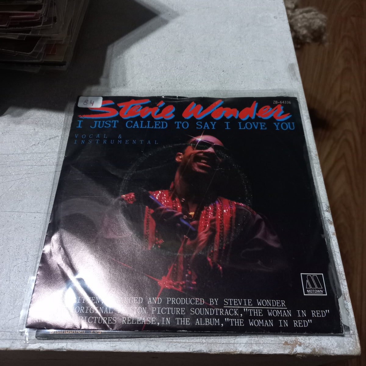 Stevie Wonder I just called to say I love you (7'') Simple VG+