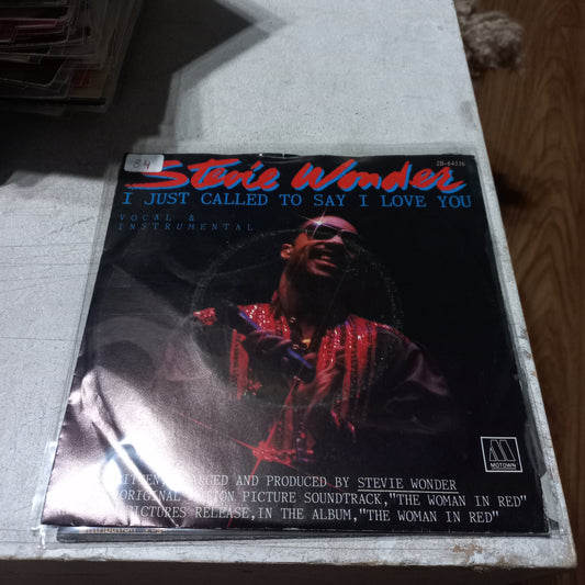 Stevie Wonder I just called to say I love you (7'') Simple VG+