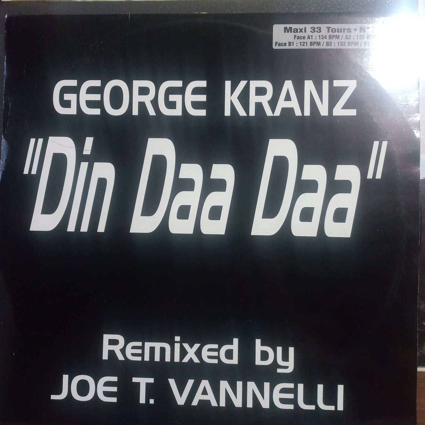 GEORGE KRANZ DIN DAA DAA MAXI 12" SECOND HAND VG+ O NM