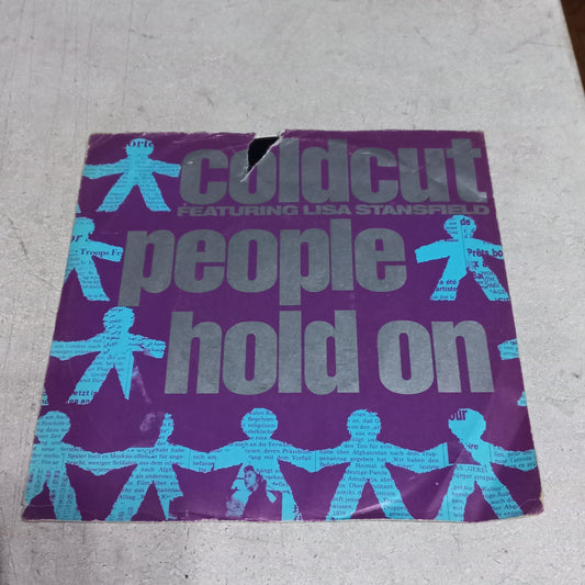 Coldcut - People Hold On (7'') Simple VG+