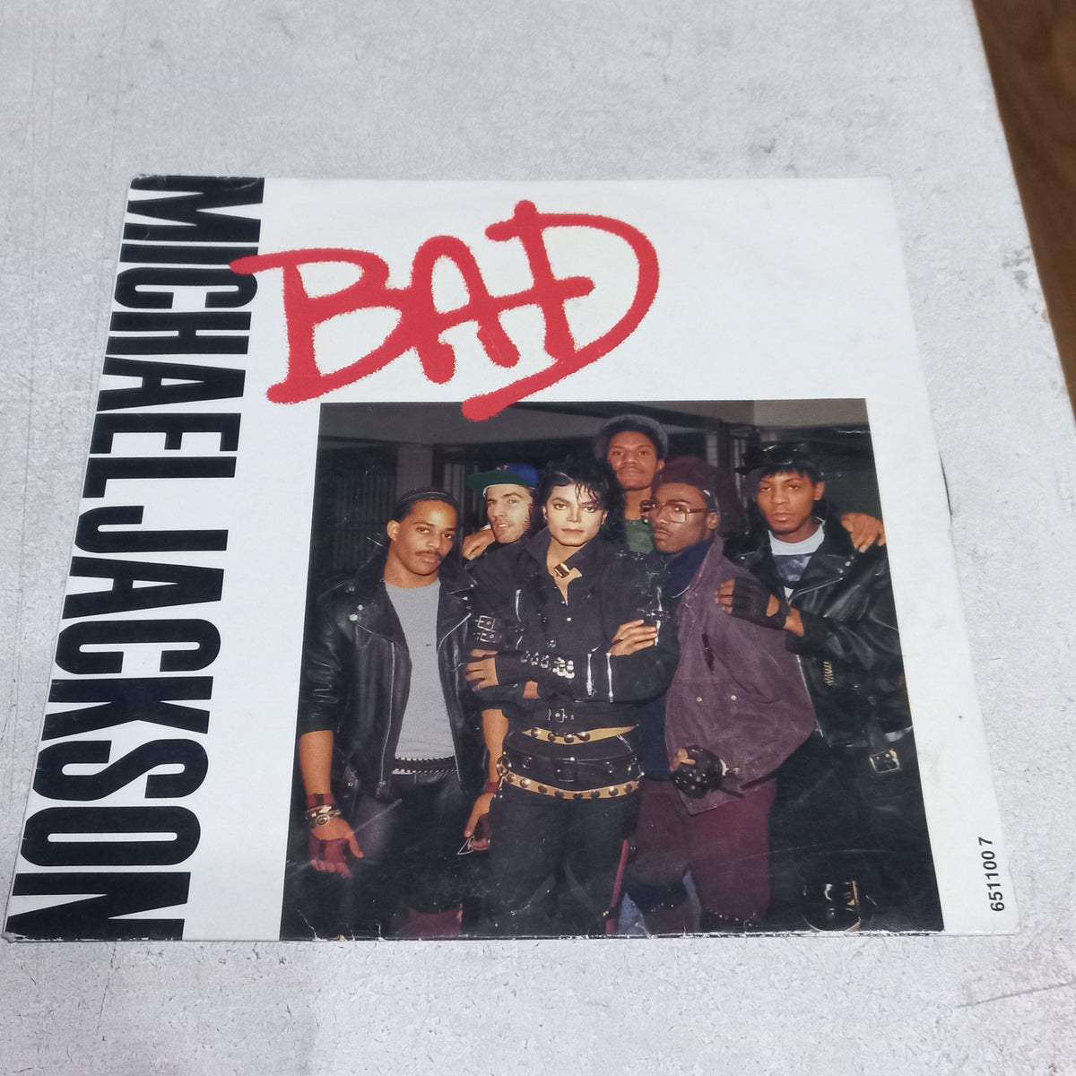 Michael Jackson - Bad (7'') Simple VG+