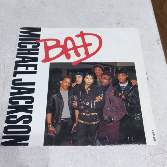 Michael Jackson - Bad (7'') Simple VG+
